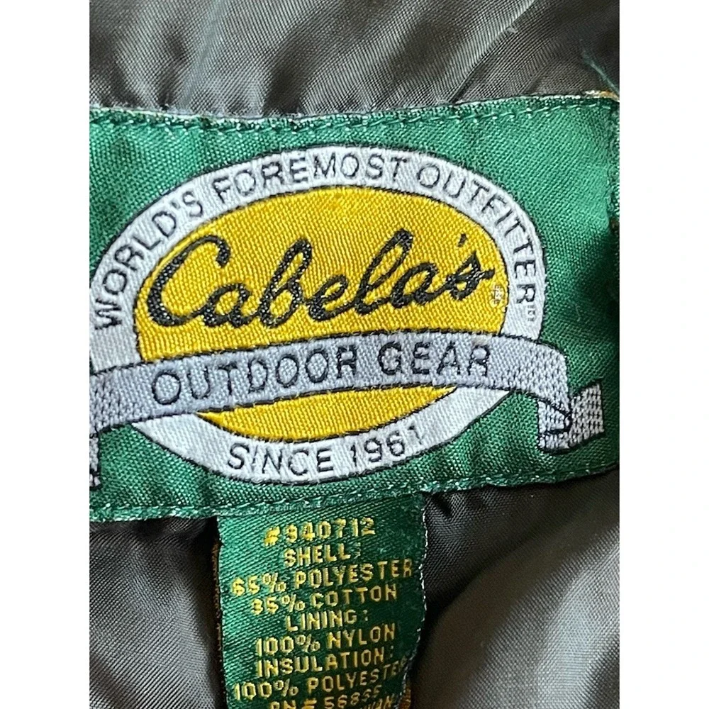 VTG 90's Cabela's Skyline Camo Zip Up Hunting Outdoor Jacket‎ Coat Sz 2XL REG